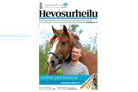 Joriini ja Hannu Hietanen ovat valmiit kuninkuusraveihin. Kannen kuva: Anu Leppänen.