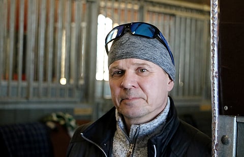 Marko Hakkarainen on kengitysasioissa Pekka Korven koulukuntaa. "Ajan tosi vähän ilman kenkiä, mutta joskus siihen on pakko lähteä, kun se on mahdollista."