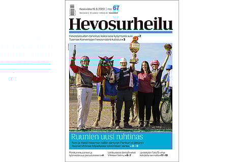 Pertturista tuli ruunaruhtinas vakuuttavilla esityksillä. Kannen kuva: Anu Leppänen