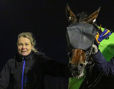 Sari Tamminen sai juhlia tammikuussa Firemakerin voittoa Vermossa.