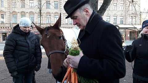 Hannu Nivola edusti Turun Hipposta, kun Kiss My Turku palkittiin kolme vuotta sitten Vuoden turkulaisena.