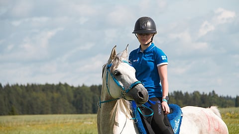 Linda Lampinen ja La Esperanza tulivat MM:issä maaliin. 