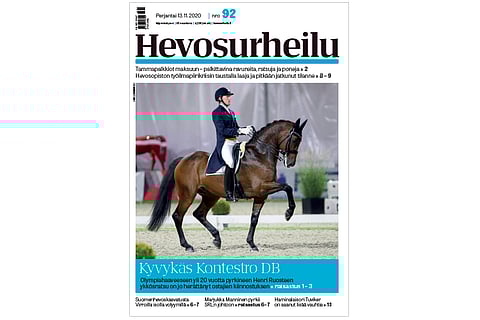 Kontestro DB ja Henri Ruoste sopivat hyvin yhteen. Kannen kuva: LL-Foto