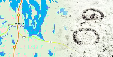 Onnettomuus tapahtui Hartolassa Koitintiellä. Liikenne pysäytettiin hevosen kiinnisaamiseksi, mutta lopulta se oli lopetettava eläinsuojelullisista syistä ja vaaran välttämiseksi.