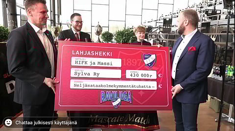 Mascate Match ravasi Sylva ry:n talouden uuteen uskoon. Syöpään sairastuneille lapsille ja heidän perheilleen on luvassa entistä parempaa tukea.