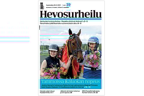 Magical Princess sädehti Kuopio Stakesin sankarittarina lauantaina. Kannen kuva: Anu Leppänen.