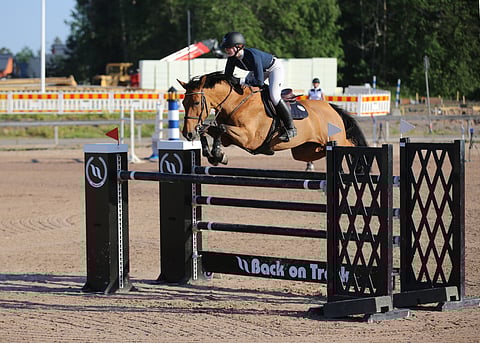 Aura Vasama hyppäsi Folindalla finaaliin Portugalissa.