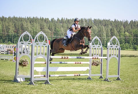 Lumi Joutsen ja Quantero 4 olivat vauhdissa Lohjalla sunnuntaina.