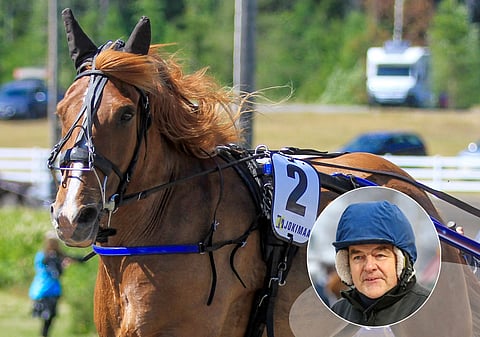 Jouko Kurhela viettää syntymäpäiväänsä raveissa kuningatarkilpakandi Liinan Liekin kanssa. Kuva: Anu Leppänen ja Roosa Lindholm