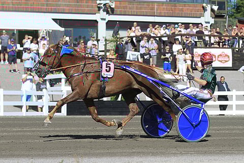 Hannu Torvinen pääsi nauttimaan jälleen yhdestä uudesta saavutuksesta luottoajokkinsa kanssa. Kuva: Roosa Lindholm.