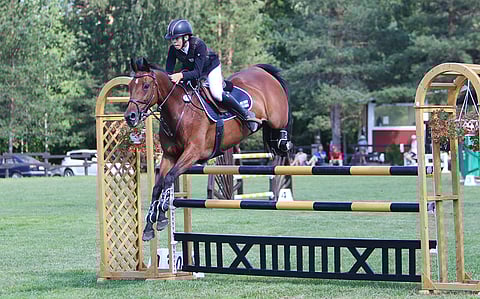 Jone Illi ja Eolita L jatkavat hyviä esityksiä Portugalissa. Kuva Ypäjän NBCH:sta.