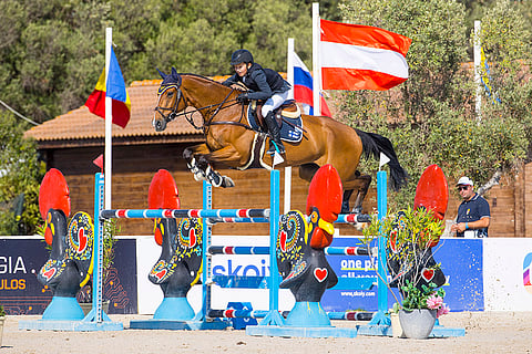 Hugo Kogelnig ja Vermont ottivat upeasti hopeaa lapsiratsastajien EM-kilpailuissa Portugalissa.