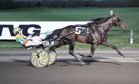 In Range hallitsi Muscle Hillin lähtöä ja juoksi hienon ajan 09,5 ohjissaan Tim Tetrick.