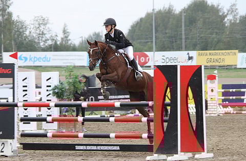 Veera Salminen ja Turfhorst Royal Rose.