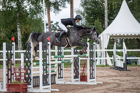 Susanna Rautanen ja Backwoods Diamond Kiss voittivat Breedersin kesällä.