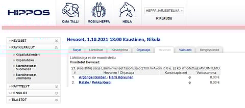 Avoin ilmoittautuminen antaa mahdollisuuden nähdä muut osallistujat ennen lähtölistojen julkaisua.