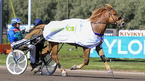 Viisori hakee kauden 7. voittoa. Kuvasta poiketen Viisoria ajaa Lahdessa Esa Holopainen.