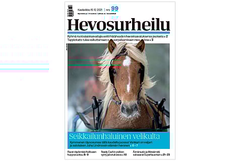Keskiviikon Hevosurheilun kannessa esiintyy Vonkari.