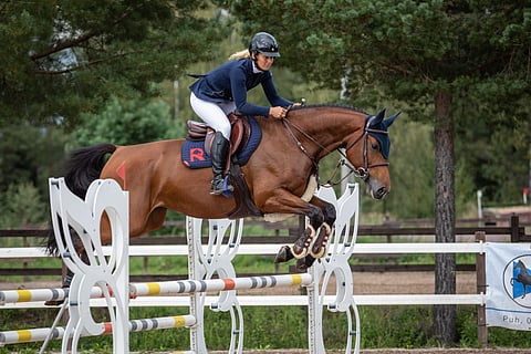 Vuoden 2021 pisteissä menestynein nuori estehevonen oli Maija Yli-Huhtalan Del-Uriana.