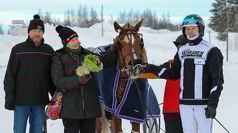 Kartier sai toisella peräkkäisellä Toto75-tolpalla taustavoimansa iloiseksi.