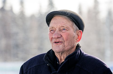 90 vuotta täyttänyttä Leo "Leukki" Räisästä juhlittiin T75-ravien yhetydessä Mikkelissä.