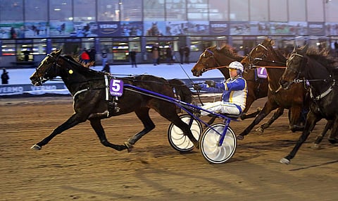 Kurri Jari Boko tuli selvästi ensimmäisenä maaliin ennen tasaista kakkostaistoa.