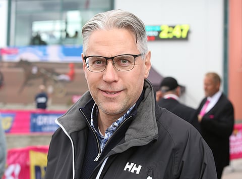 Arto Hytönen oli viikonloppuna Solvallassa työtehtävissä.