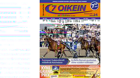7 oikein -lehti: 25. Kymi GP:ssä kohtaavat eurooppalaiset tähtiravurit