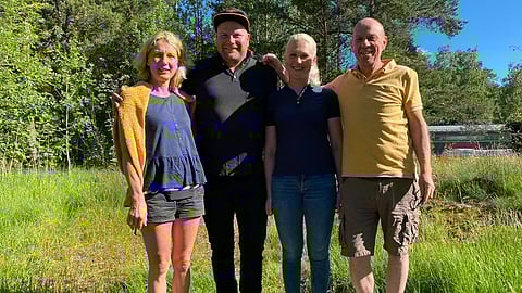 Nina Andersin, Tomas Kiviranta, Miila Mättölä ja Peik Andersin.