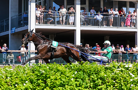 Lemieux Boko kilpaili Suomessa 25 kertaa ennen  kuin palasi syntymämaahansa Ruotsiin, kuvassa Härmässä.