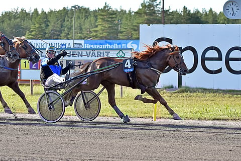 Juha Utalan ohjastama Topin Muisto hallitsi Pikkupelimanni-kilpailua lähdöstä maaliin. Toisella radalla ilman vetoapua juossut Carri oli hyvä toinen.