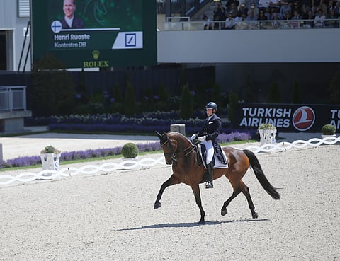 Henri Ruoste ja Kontestro Aachenin valtavalla areenalla sunnuntain vapaaohjelmassa. 