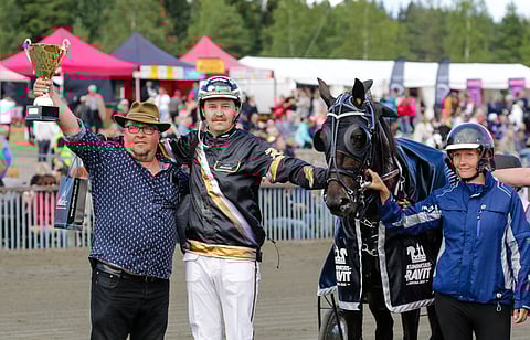 Picardie nappasi Forssan Kuninkuusravien perjantaina hienon 5000 euron arvoisen voiton.