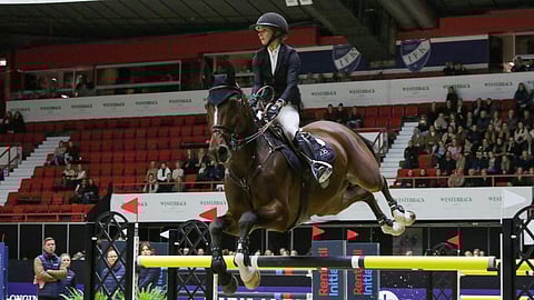 Anna-Julia Kontio ja Jay Jay van de Mottelhoeve. Kuva perjantailta. 