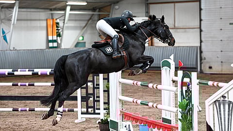 Petra Heikkinen ja Oechie-K tekivät ainoana tuplanollan senioreiden hallimestaruuksissa Ypäjällä.