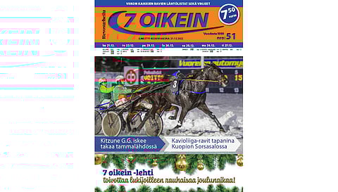 Samalla kun Vermon ilmoittamispäivä muuttuu, 7 oikein -lehti alkaa ilmestyä torstaisin.