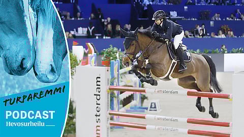 Noora Pentti on vieraana Hevosurheilun Turparemmi podcastissa. 