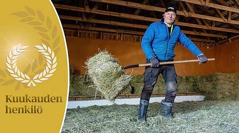 Kuukauden henkilö työn tuiskeessa.