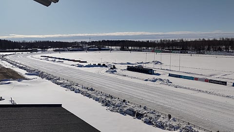 Tältä näytti Linnunlahdella torstaina.