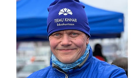 Teemu Kinnari pääsi eduskuntaan ensimmäisellä yrittämällä.