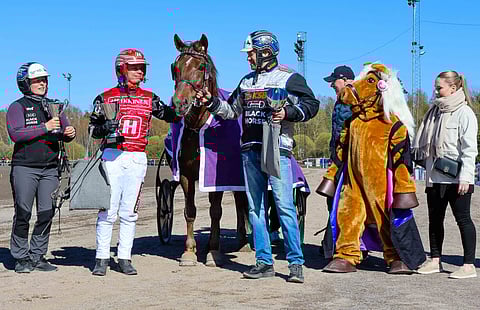 Erkon Pokaalin sankari Evartti kilpailee ensimmäisen kerran Ruotsissa.
