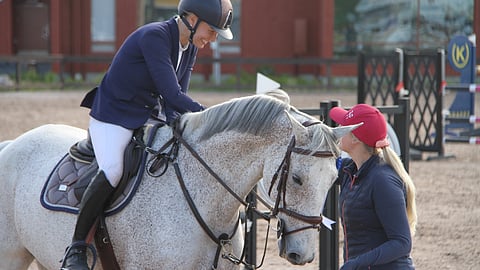 Riikka Tupamäki ja 	
Quaker du Plessis voittivat 130-luokan.