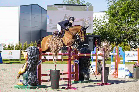 Aura Vasama ja Canto Bruno Drammenin nations cupissa pari viikkoa sitten. 