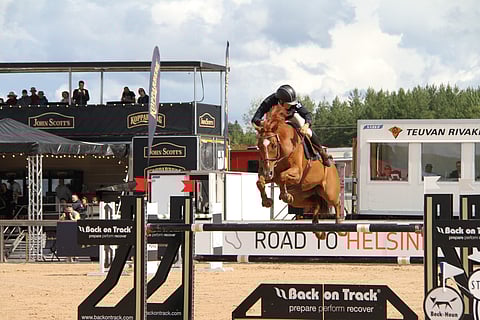 Jone Illi ja Celtas Quillian Pohjola GP:n toisella kierroksella.