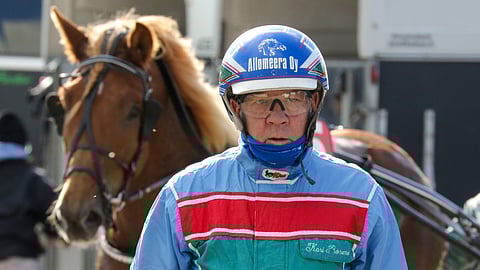 Kari Rosimo työmaallaan.