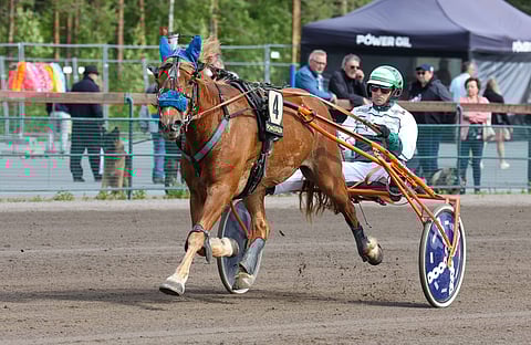 Janne Räisänen on nähty usein Vennelmon Varman rattailla.