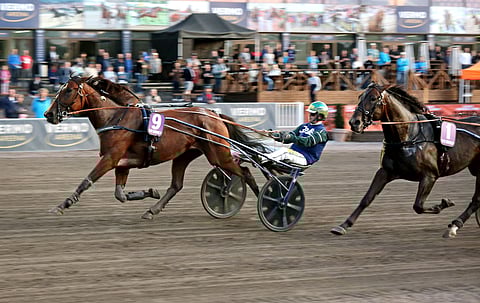 Ava Di Alessia spurttasi Derby-karsinnan loppusuoralla Corazon Combon ohi.