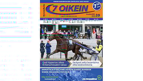 7 oikein -lehti ilmestyy torstaisin, Siinä julkaistaan kotimaan ravien käsiohjelmasivut torstaista seuraavaan keskiviikkoon. Lisäksi Ruotsin raveihin on käsiohjelmasivut päivän pääpeliin torstaista maanantaihin.