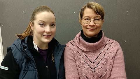 Isa Hallman ja Marika Nevala-Posio panivat hynttyyt yhteen ja alkavat tarjota eläinlääkäripalveluita myös Forssan Pilvenmäen raviradalla.