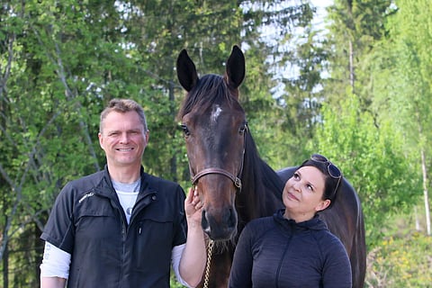 Pekka Pasinen, Gryffindor ja puoliso Sanna Pasanen.